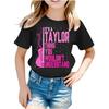 Taylor Shirts für Mädchen Kinder Jugend Vintage Country Musik T-Shirt Tops Kurzarm Musikliebhaber Konzert T-Shirt