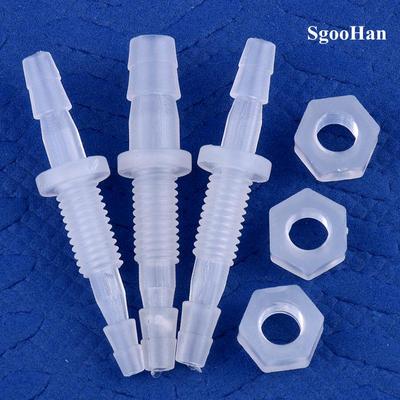 10Pcs/Lot M6~M16 Bulkhead Connector 3~12mm Barb Direct Connectors Aquarium Fish Tank Adapter Air Pump Hose Joint Garden Irrigation Quick Connector
