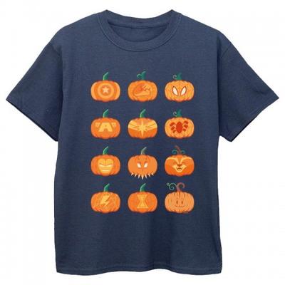 Avengers Halloween-Kürbis-T-Shirt für Jungen