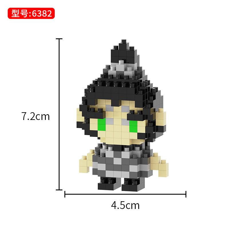 

Гранулированный строительный блок мультяшная кукла фигурка игрушка сборка детская головоломка декомпрессия сделай сам головоломка ручной работы слепая коробка