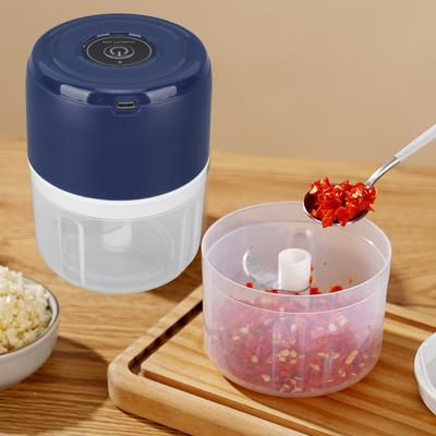 250ml Electric Garlic Chopper Onion Mincer USB Portable Food Processor USB Charging for Vegetable Pepper Baby Food Seasoning