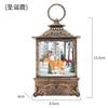 2024 Lighted Christmas Snow Globe Lantern Battery Operated LED Night Light with Hook Christmas Tree Ornaments Gift Ideas 1pc