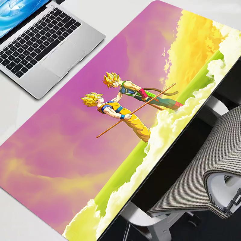 Mouse Pad Dragon Ball Son Goku Professional Esports Gamers Speed Pc Gaming Rubber Keyboard Notbook Desk Mat Mousepad