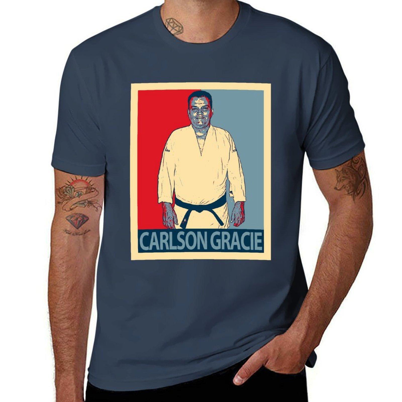 Carlson Gracie Tshirt Running Gym Short Sleeve Sports Tee S