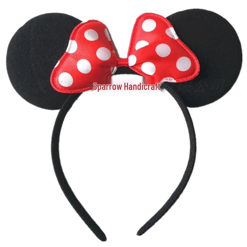 Mickey & Minnie Children's Party Set: Headband, Ears, Gloves, Clown Nose