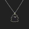 2pcs Cute Ghost Pendant Necklaces For Women Men Best Friend Lovely Ghost Pendant Couple Necklace Fashion Jewelry
