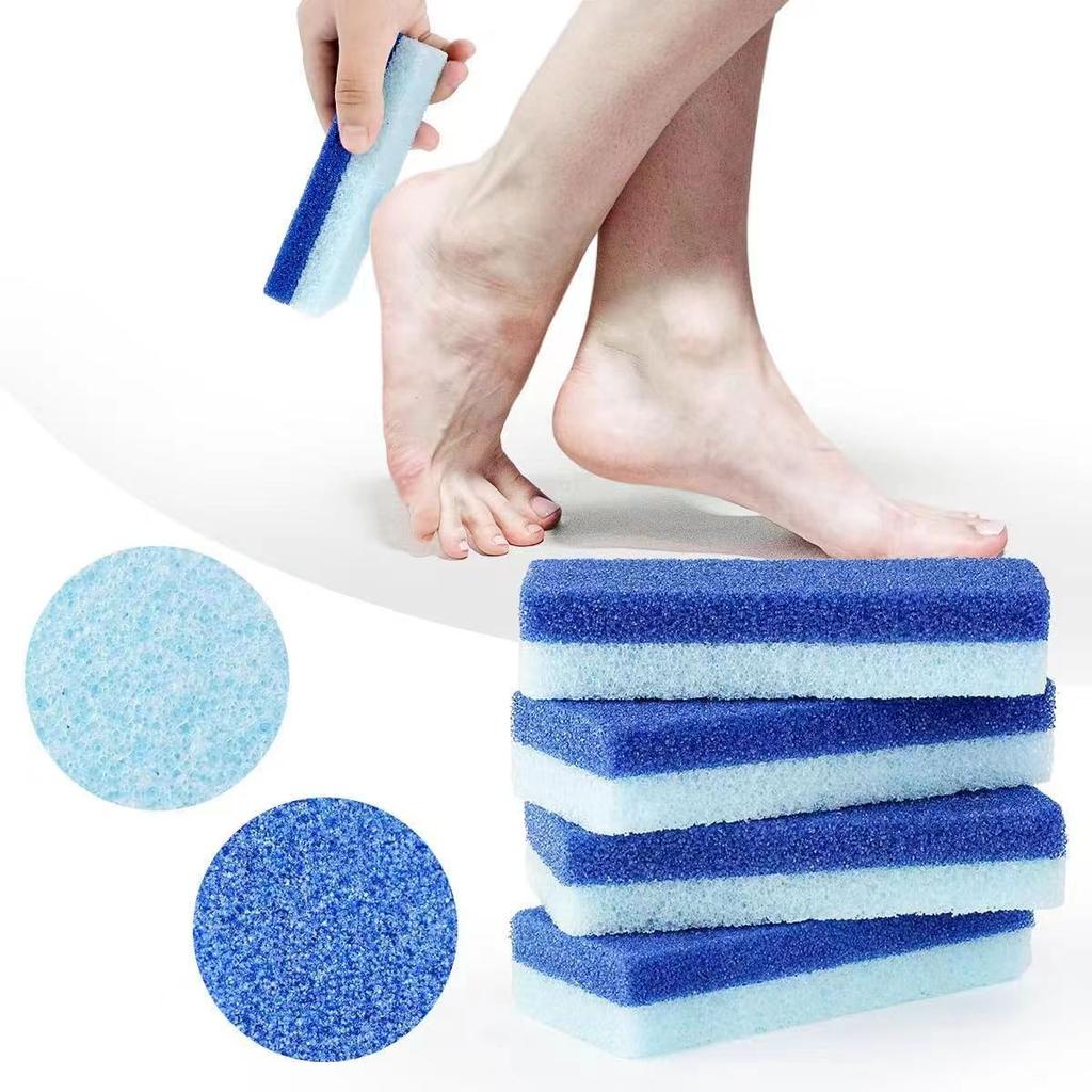Foot Pumice Stone for Feet Hard Skin Callus Remover and Scrubber (Pack of 1) (Blue And Purple)