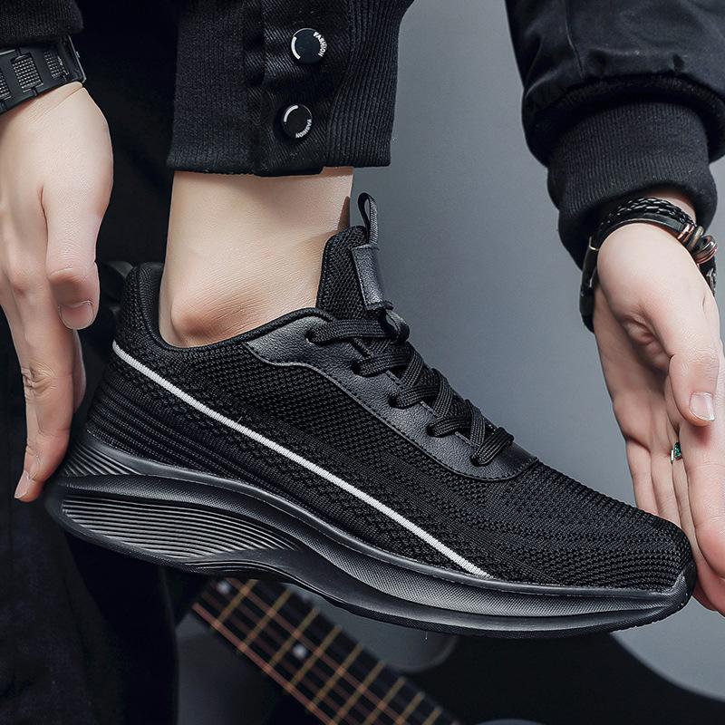 2025 Spring New Men's Shoes Large Size 50 Foreign Trade Men's Casual Shoes Trendy Little White Shoes Breathable Running Sports Shoes