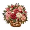 Kit de Materiales de Acolchado Patchwork Floral para Costura y Proyectos DIY