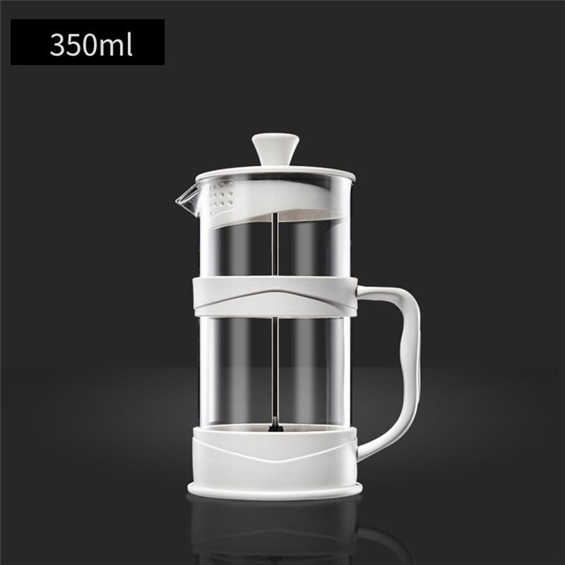 AT19-French Filter Pot For Household Tea Making-Glass Tea Maker Hand With Filter Brewing Cold Brew Pot-Hand-Pour Coffee Pot