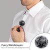 10pcs Lavalier Mic Furry Muffs Foam Windscreens Mini Microphone Universal Fit Wind Noise Reduction Accessory Kit