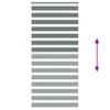 Zebra Roller Blind, Dark Grey, Fabric Width 90.9 Cm, Polyester