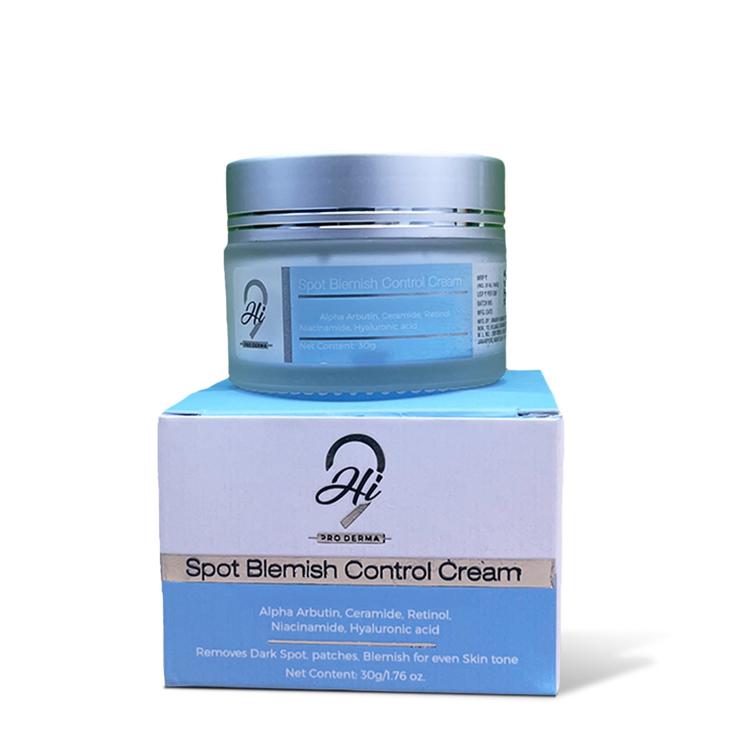 Hi9 ProDerma Spot & Blemish Control Cream | Dark Spot Removal, Acne Scar & Hyperpigmentation Treatment Cream | Skin Brightening & Blemish Control C