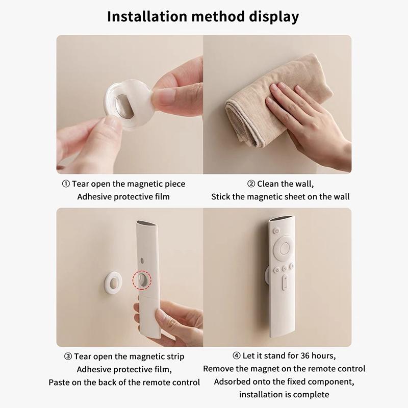 Magnetic Remote Control Holder, 2025  Magnetic Remote Control Holder Wall Mount Hole Free