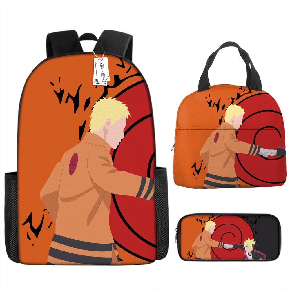 Elementary school students Naruto backpack 34th 5th 6th grade children's large-capacity backpack anti-splashing water