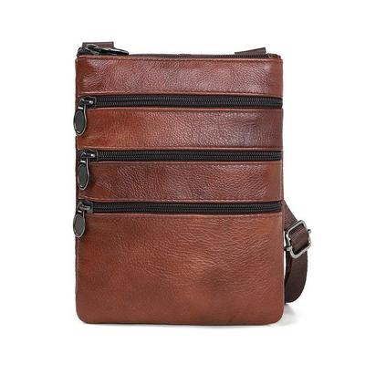 2019 Men's Genuine Cowhide Shoulder Crossbody Bag - Casual Fashion