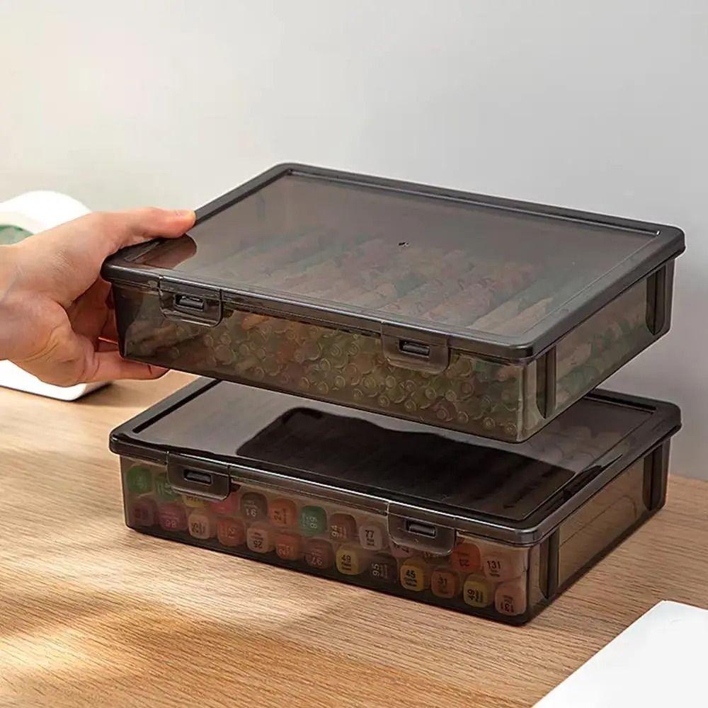 A4 A4 File Box Dustproof Desktop Organizer New Certificate Storage Box  Stationery Organization