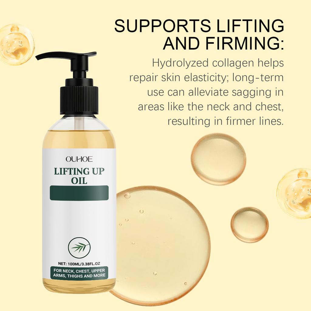Collagen Firming Body Oil Deep Hydration Moisturizing Firming Arm Belly Excess Fat Whole Body Skin Massage Essential Oil 100ml