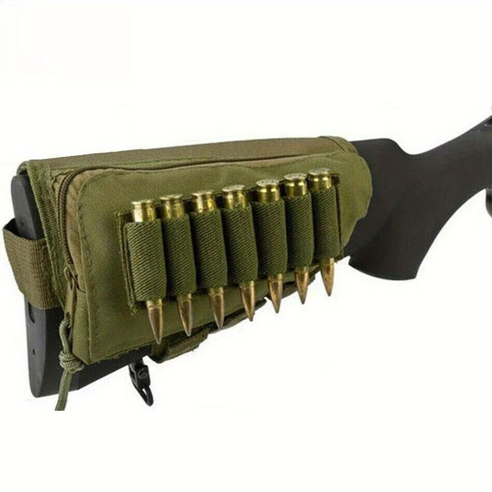 1 Stück Taktische Multifunktionale Jagd Reißverschluss Gewehr Schafttasche Wangenauflage Polster Patronen Magazin Munition Beutel Tasche Magazin Bandolier