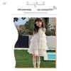 Girls' Shimmering Princess Sleeveless Ruffle Dress - 2026 Summer Holiday New Arrivals for Middle and Older Children