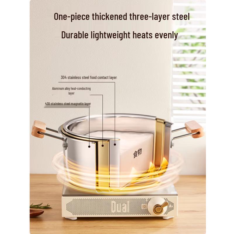 COOKER KING YY20TG 20cm Stainless Steel Soup Pot