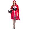 Plus Size Halloween Cape Little Red Riding Hood Costume, Role-playing Game Uniform