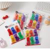 1PC Random Color Magnetic Kitchen Bag Clips, Refrigerator Sealing Clip for Notes Photos, Home Food Sealing Organizer Accessories