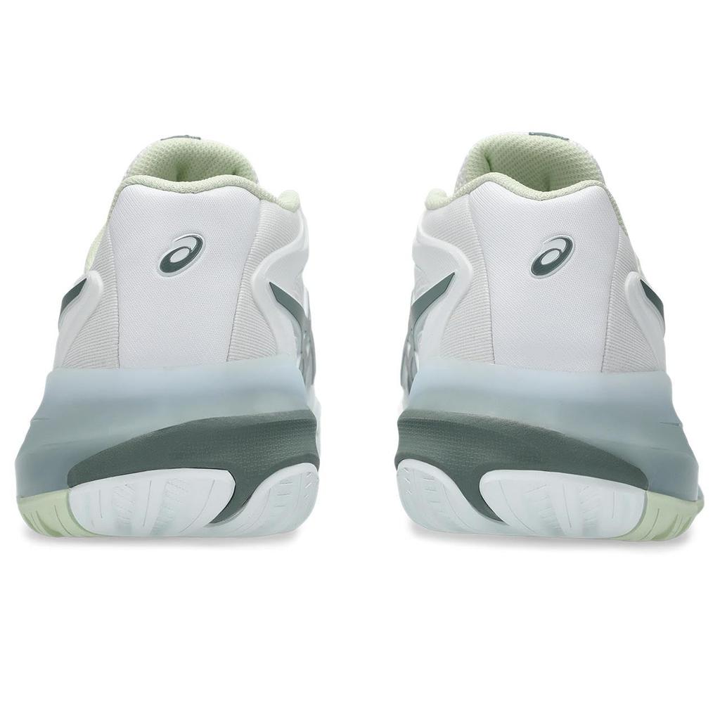 ASICS X Tennis Shoes 1042A278 Size 102 cm 2E GEL-RESOLUTION Women's (White/Monument Blue) 25.5