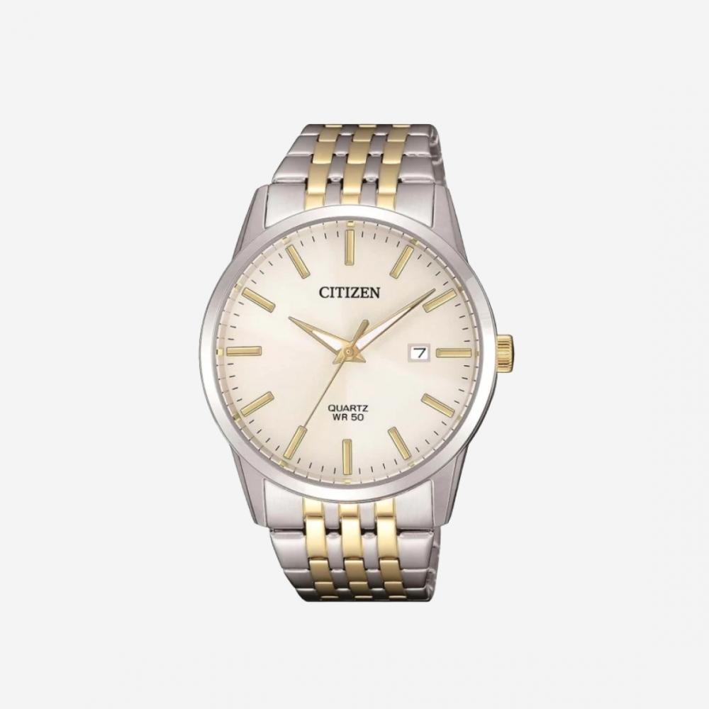 

Citizen Quartz 39 мм, нержавеющая сталь, белый, двухцветный, золотой, серебряный
