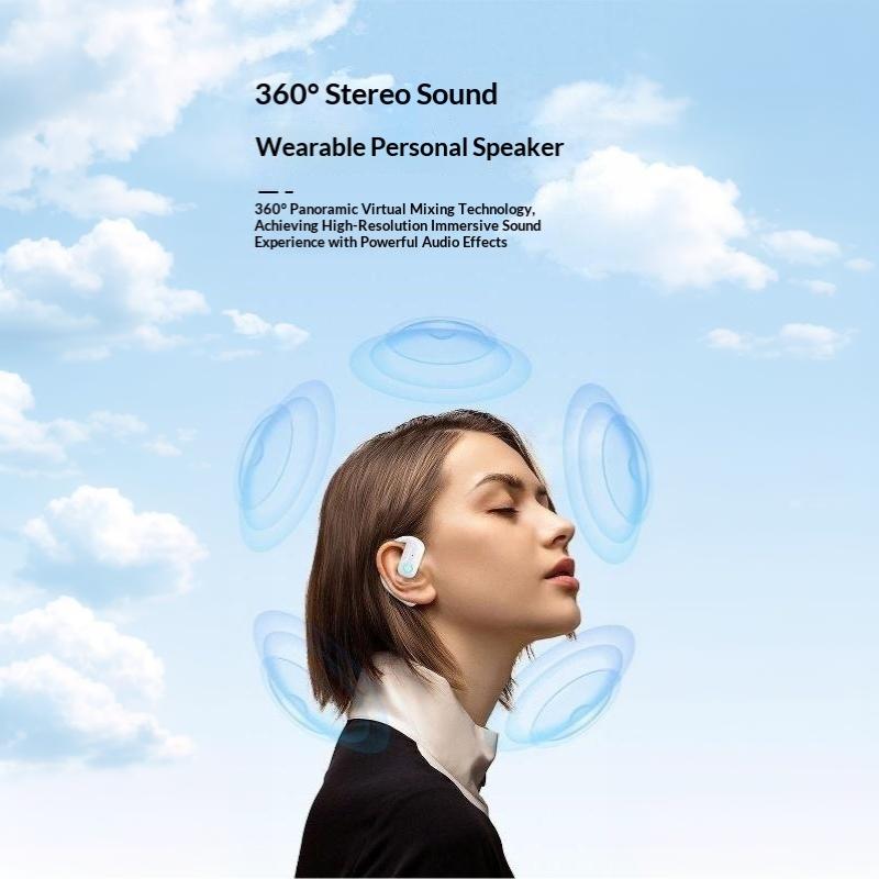 Bluetooth 5.3 Headphone Tws Wireless Ear Hook Earphone Hifi Stereo Noise Reduction Headset Waterproof Earbud