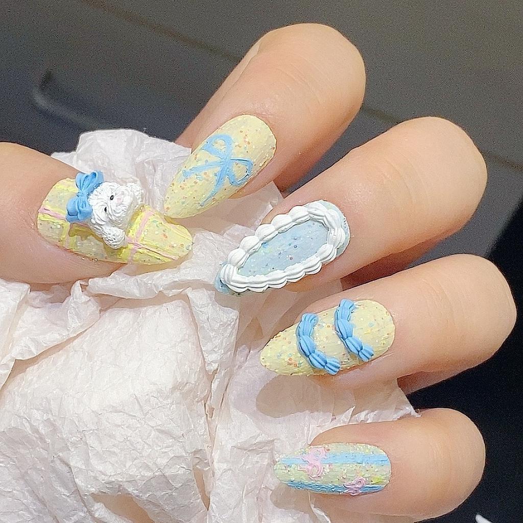 Cake Cream 3D Silicone Carving Jewelry Nail Mold Diy Design Nail Art Nails Decorations Template For Nail Charms Manicure