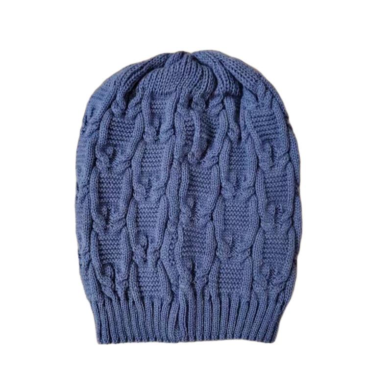 Women's Warm Knitted Beanie: Versatile, Ear Protection, Pullover, Stackable - Perfect for Autumn, Winter, and Postpartum Wear