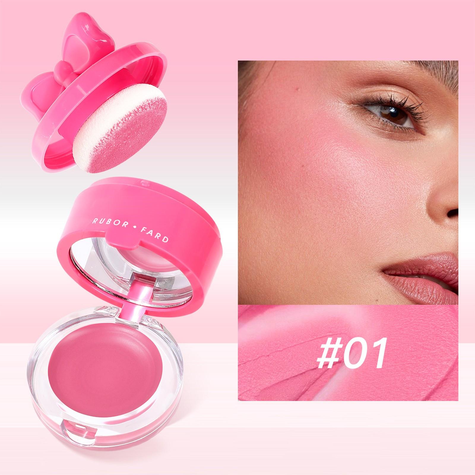 

Blush Balm Lip & Cheek Balm Blush Stick Moisturizing And Easy To Apply(#01) One Size