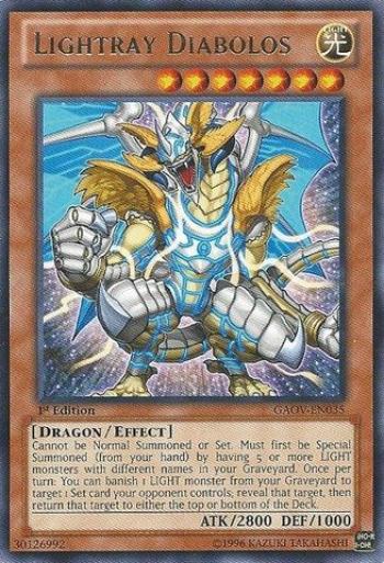 

Английская версия Lightray Diabolos Galactic Overlord Unlimited Yu-Gi-Oh! (GAOV-EN035) - - Эд...