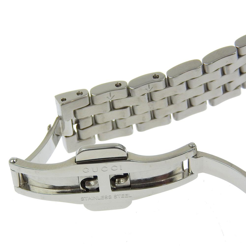 GUCCI G class Watches 5500L blackDial Stainless Steel Quartz Analog display Women Used