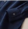 Women's Tencel Ramie Solid Color Long Sleeve Shirt - Early Autumn Casual Top
