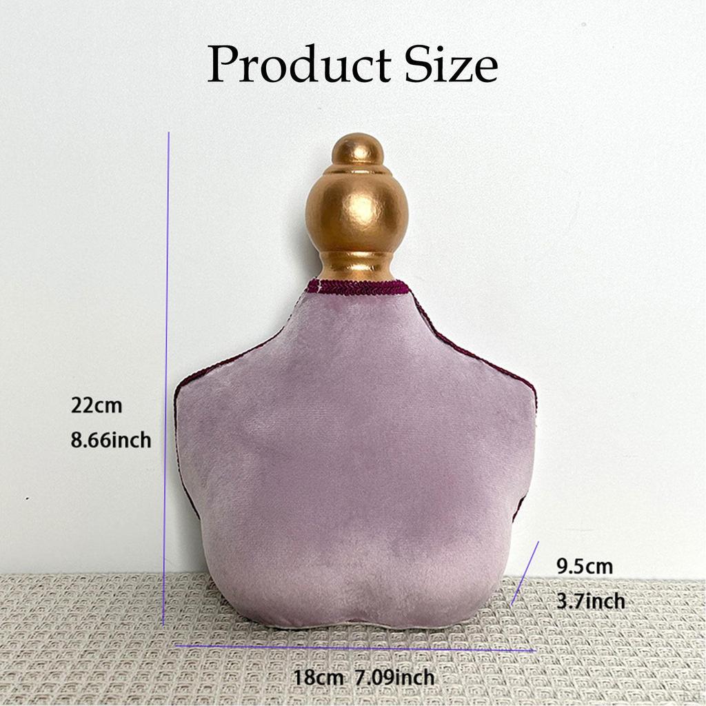 Büsten Halsketten Präsentationsständer Ketten Schmuckhalter Organizer Elegant für Schaufenster