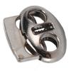 30pcs Bright Silver Spring End Toggles Heavy Duty Drawstring Fasteners  For Drawstrings