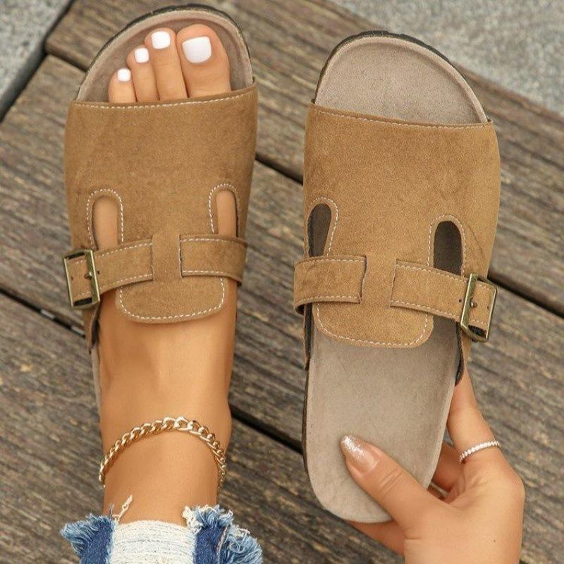 

Жіночі літні сандалі Модне взуття Пляжні повсякденні босоніжки великого розміру 43 темно-коричневого кольору