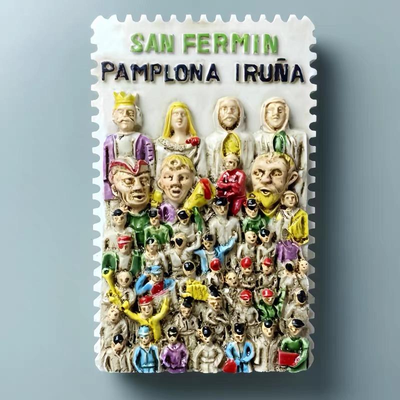 Španělsko Cestovní Suvenýr Ledničkový Magnet, 3D Ledničkový Magnet, Ručně Vyráběný Ledničkový Magnet, Dekorativní Ledničkový Magnet