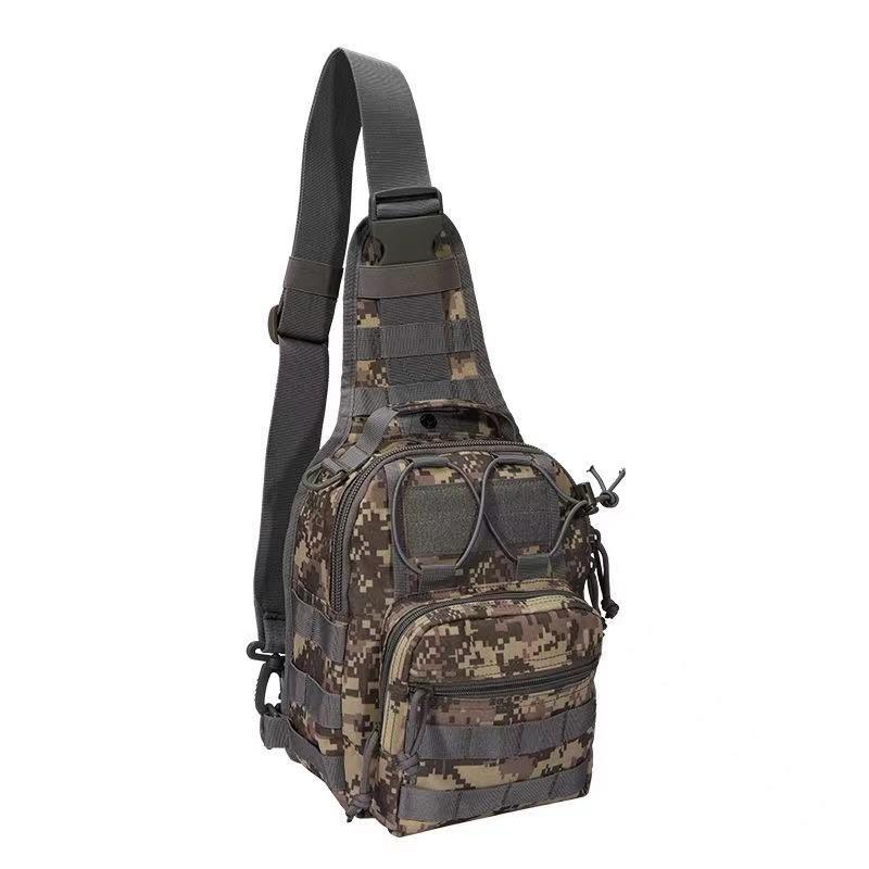 Camouflage Oxford fabric shoulder bag men's crossbody bag sports outdoor tactical chest bag