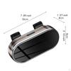 Car Visor Sunglasses Holder Auto Glasses Case Box Clip