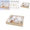 Wooden Glockenspiel Maracas Triangolo Music Enlightenment Children Puzzle Toy For Wooden Frame And Handheld Skills Development