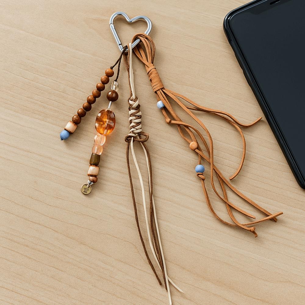 Acrylic Woven Ropes Car Keychain Racket Braided Rope Keyring  Jewelry Accessories