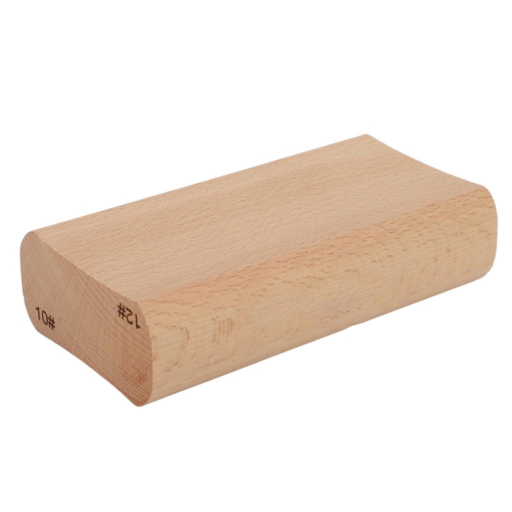 Wood Radius Sanding Block Luthier Tool for Guitar Fretboard Fingerboard Fret Leveling 10 and 12