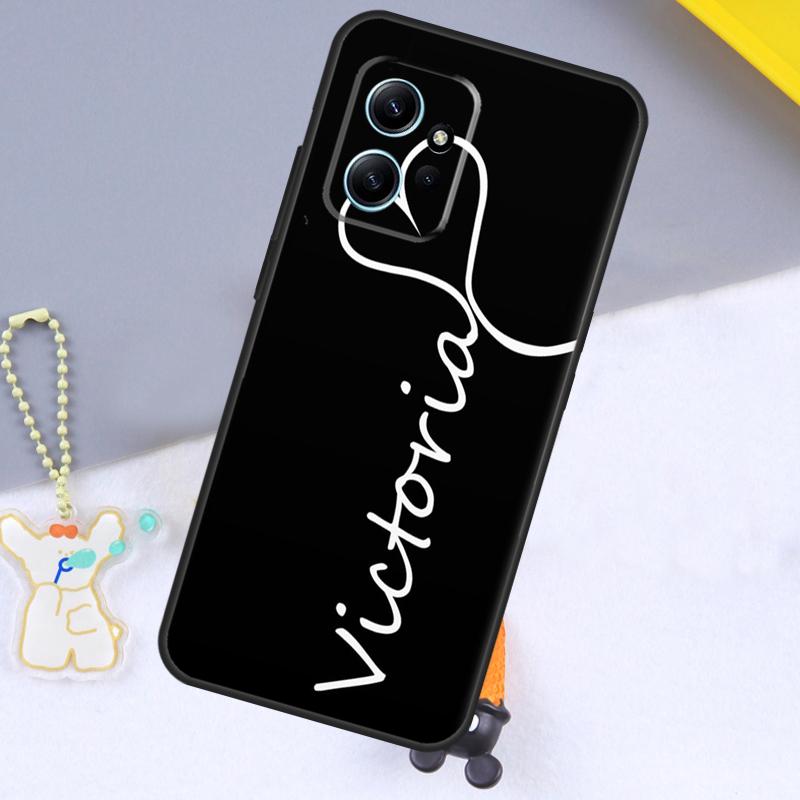 

PERSONALISED CUSTOM INITIALS NAME For Xiaomi Redmi 12 9C 10C 12C 13C Case For Redmi Note 12 Pro 11 8 9 10 Pro 9S 10S 11S 12S Redmi Note 12S