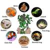 Resin Reptile Plants Lifelike Terrarium Plant for Tank Decor Naural Appearance