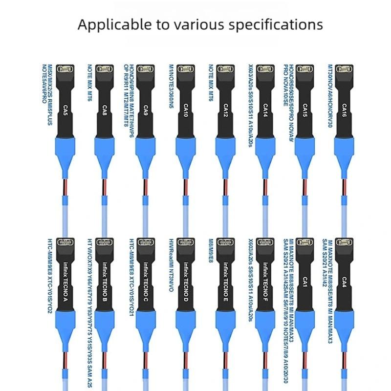 Universal Mobiles Power On Cable High Compatibility for Multiple Brands Intelligent Overvoltage Protections and Fast Boot Function for Repair