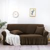 Universal Stretch Sofa Cover Cat-Proof Dust-Resistant Easy Fit for All Sofas Solid Color Protective Slipcover Easy Clean