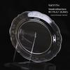 ZISIZ Disposable Plastic Round Plate